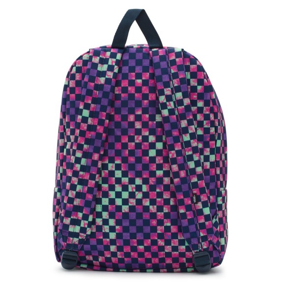 OLD SKOOL CHECKERBOARD BACKPACK Violet School Bag - Picture 5 of 7